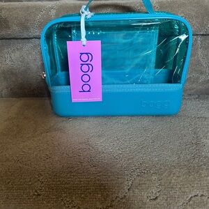 NWT TURQUOISE BITTY BOGG N' ENDS BAG